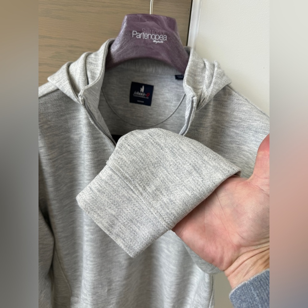 Johnnie-O Mens Maxton 1/4 Zip Hooded Sweatshirt Scottsdale National Golf… - Picture 6 of 14